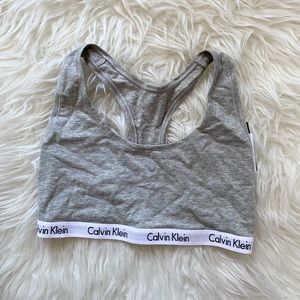 NEW Calvin Klein Bralette in Grey Size Small